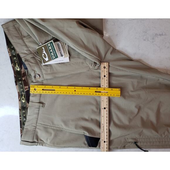 NWT DRAKE Waterfowl Systems Tech Stretch Pant 2.0 Khaki Men's Size 34W/32L - Picture 10 of 12